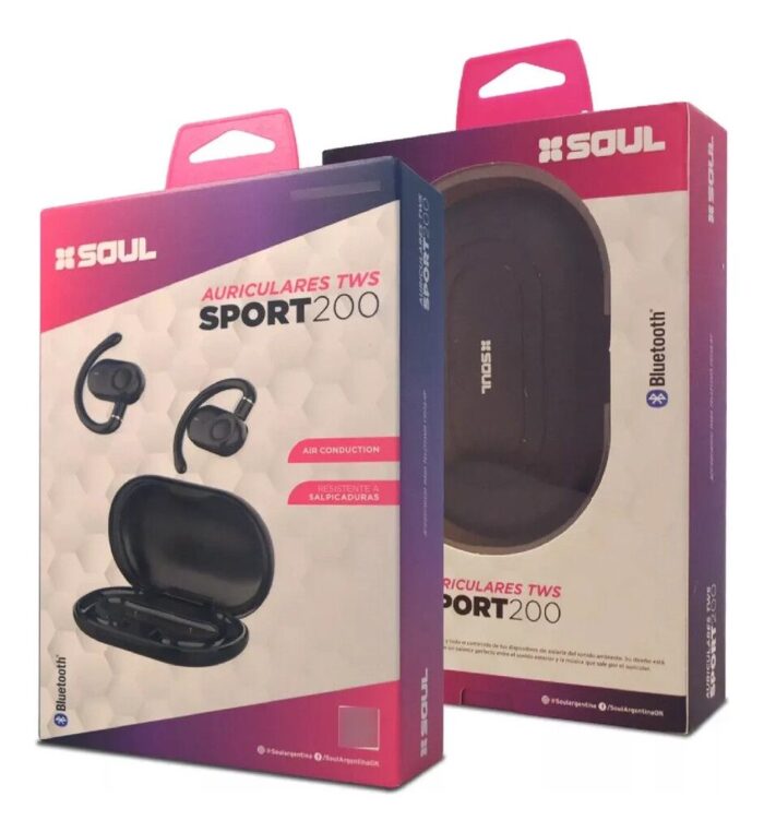 AURICULAR TWS SPORT 200 NEGRO - Imagen 1