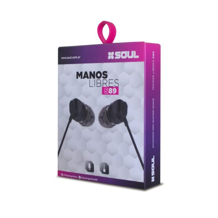 AURICULAR S89 MANOS LIBRES AZUL - Imagen 1