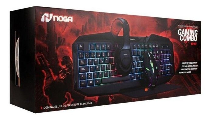 GAMING COMBO 4 EN 1 NKB-503 - Imagen 1