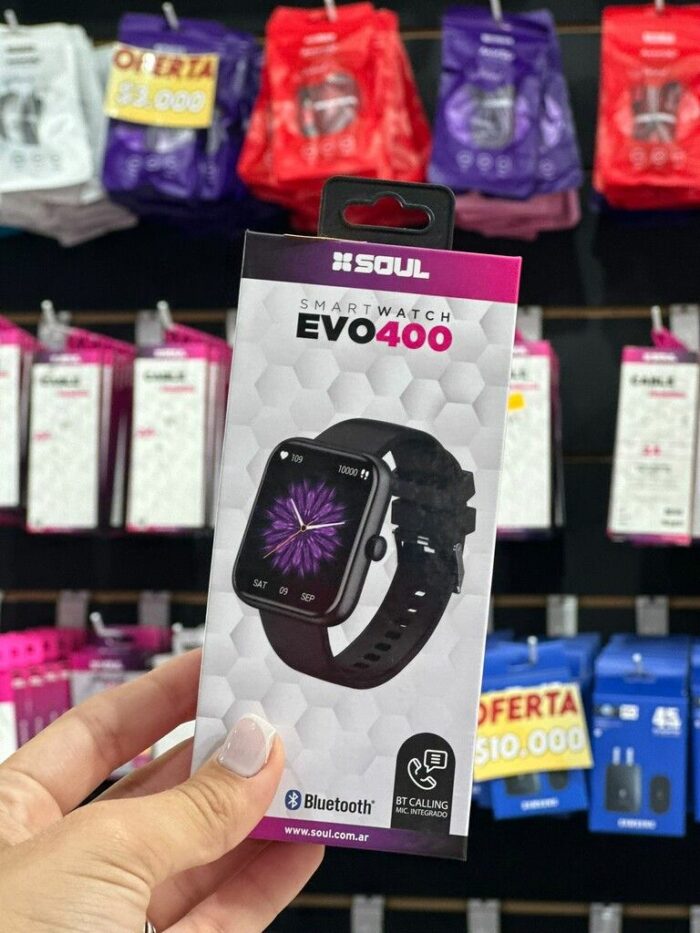SMARTWATCH EVO 400 NEGRO - Imagen 1