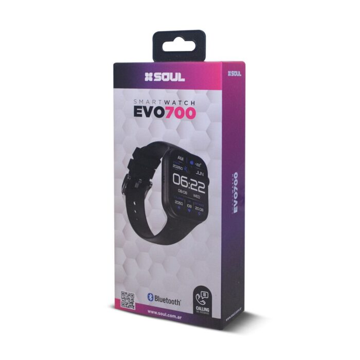 SMARTWATCH EVO 700 NEGRO - Imagen 1