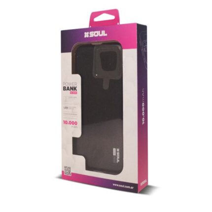 POWER BANK SOUL QL10000 C/VISOR IPHONE/ TIPOC 10000