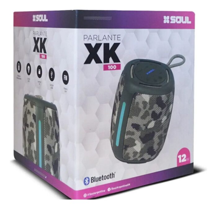 PARLANTE BT XK100 AZUL - Imagen 1
