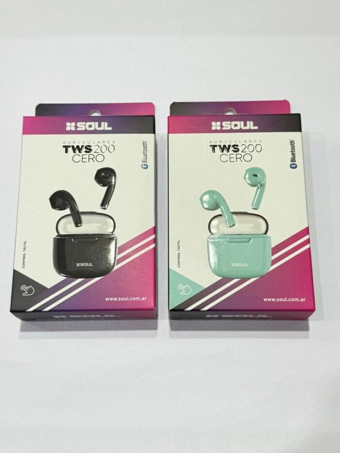 AURICULAR BT SOUL TWS 200 CERO AMARILLO - Imagen 1