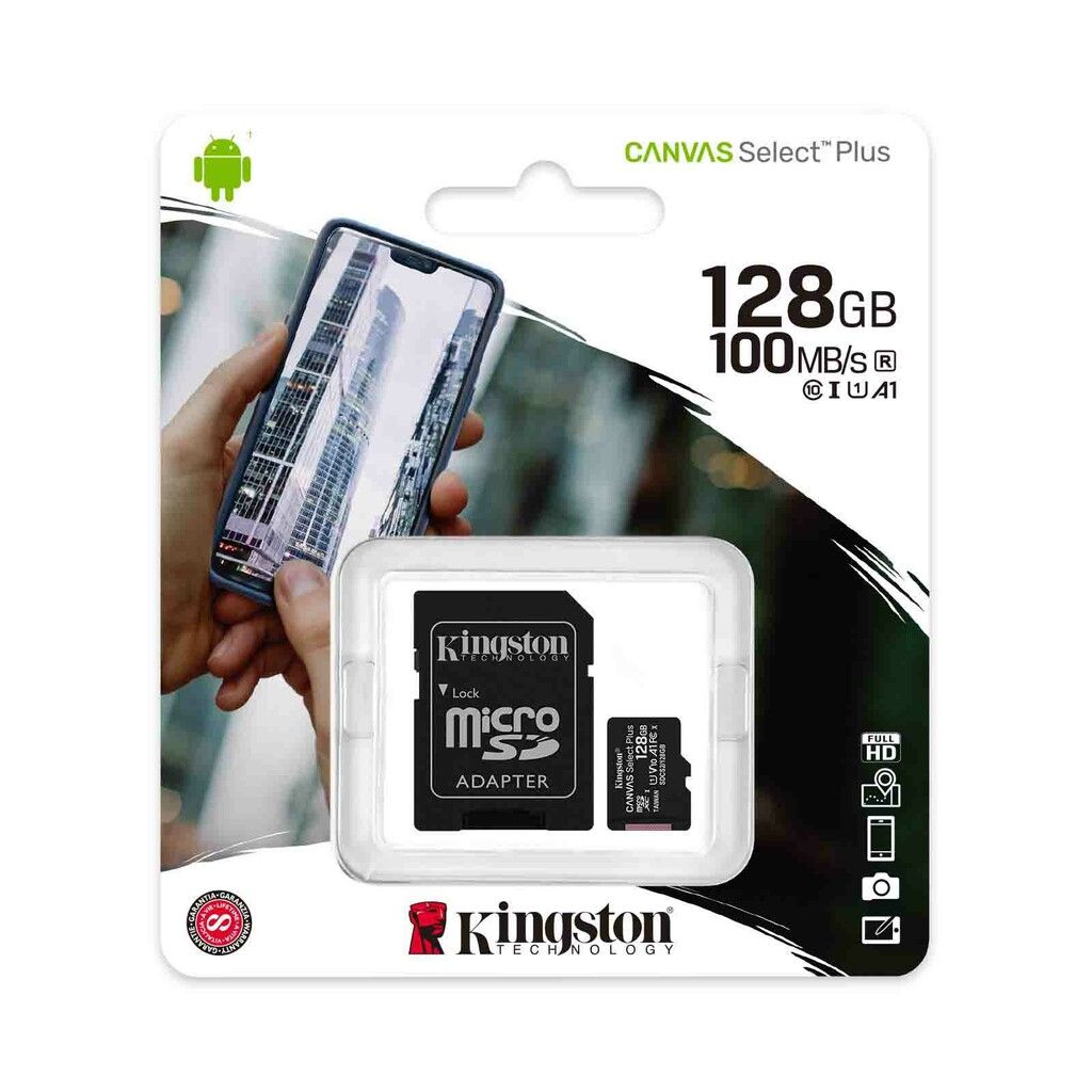 MEMORIA MICRO SD KINGSTON KINGTON 128GB MEMORIA MICRO SD KINGTON 128GB - Imagen 1