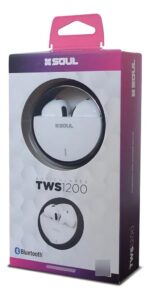 AURICULAR INALAMBRICO BLUETOOTH SOUL TWS 1200 NEGRO - Imagen 3