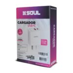 CABEZAL SOUL CARGA INTELIGENTE 220V USB C 20W + USB 18W - Imagen 2