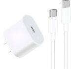 CARGADOR 220V USB C CON CABLE TIPO C A C 35W (16 PRO MAX)