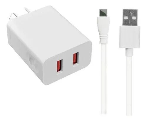 CARGADOR MIXOR 220V REALIDAD 2 USB + CABLE TIPO C 6.4A CARGADOR 220V MIXOR REALIDAD 2 USB + CABLE TIPO C 6.4A - Imagen 1