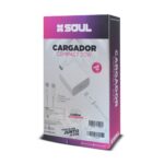 CARGADOR SOUL 220V COMPACT 20W CON CABLE TIPO C - Imagen 2
