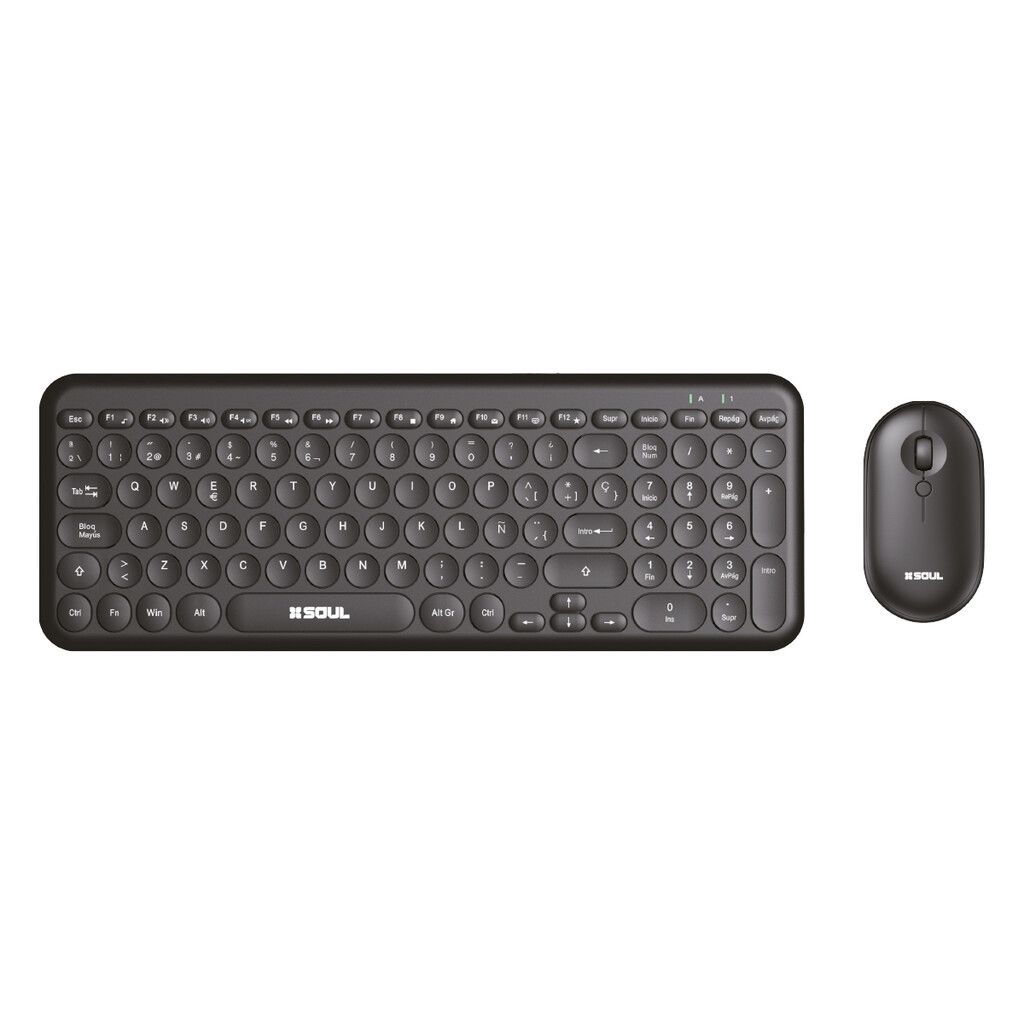 COMBO INALAMBRICO SOUL OFFICE OCW250 MOUSE+TECLADO COMBO INALAMBRICO SOUL OFFICE OCW250 MOUSE+TECLADO - Imagen 1