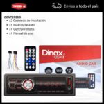 STEREO PARA AUTO DINAX DESMONTABLE CON CONTROL (DXSTEREO15) - Imagen 3
