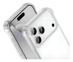 FUNDA TRANSPARENTE ANTIGOLPE REFORZADA IPHONE - Imagen 2